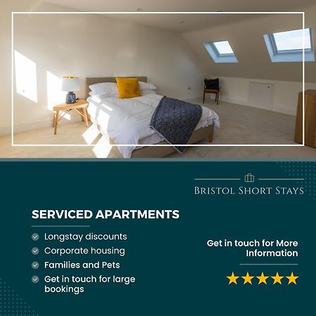 Amazing New 3 Double Bed House In Staple Hill! Appartement Bristol Buitenkant foto